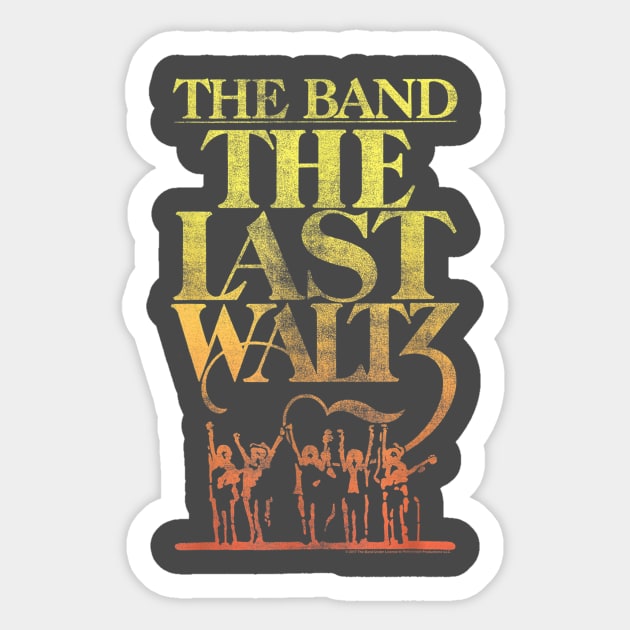 The Band Vintage The Last Waltz Sticker by boxersettle